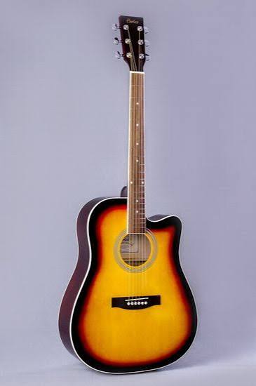 Acoustic Guitar With Pickup Nirvana sunburst Musical Instrument